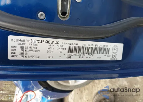 2010 Dodge Ram 1500 Slt/Sport/Trx из США, поврежденный, VIN 1D7RV1GT7AS176490